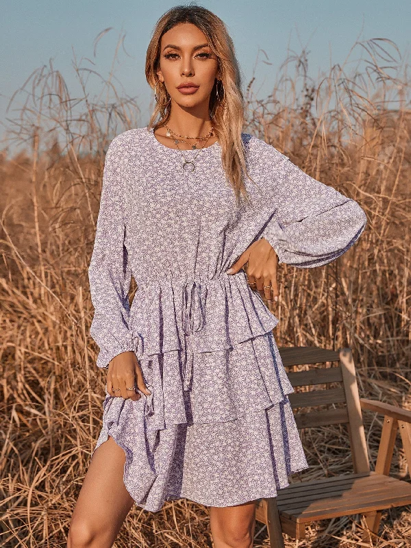 High - low midi dresses with geometric patterns for a modern party KittenAlarm - Light Elegant and Cool Sweet Skirt