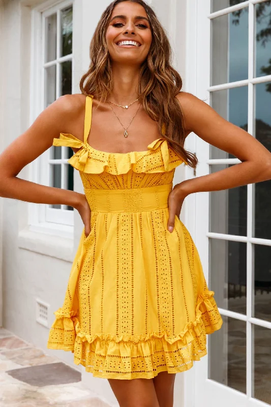 Sequined mini dresses for New Year's Eve Ainsley Bow Accent Frill Trim Dress Mango