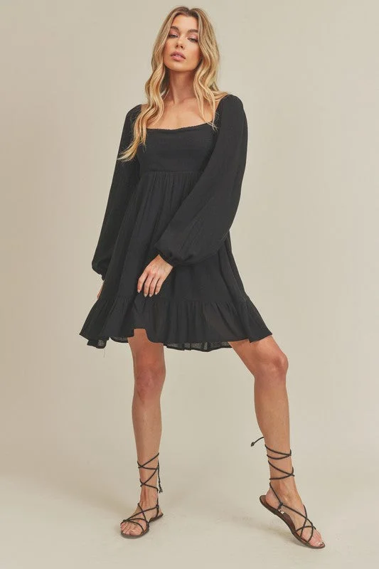 Linen mini dresses for a breathable summer option Taya Dress