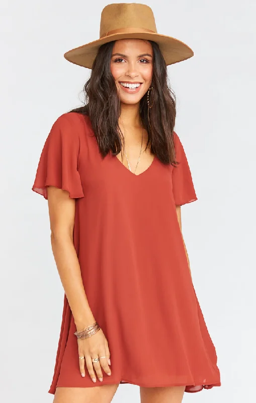 Mini dresses with wrap - around styles Kylie Mini Dress ~ Sienna Chiffon