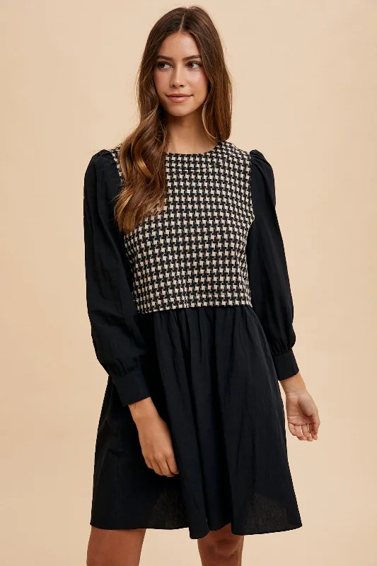 Mini dresses with spaghetti straps for a delicate look Annie Wear Tie Back Plaid Round Neck Mini Dress Mini dresses with spaghetti straps for a delicate look Annie Wear Tie Back Plaid Round Neck Mini Dress