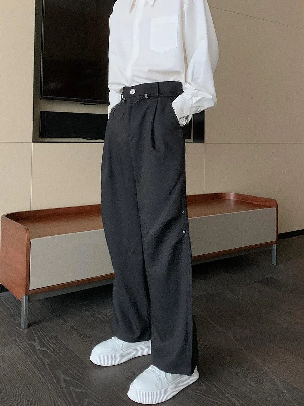 Flare Leg Women's Satin Trousers for a Glamorous Night OutAnti-wrinkle Straight Leg Pleated Pants Flare Leg Women's Satin Trousers for a Glamorous Night OutAnti-wrinkle Straight Leg Pleated Pants