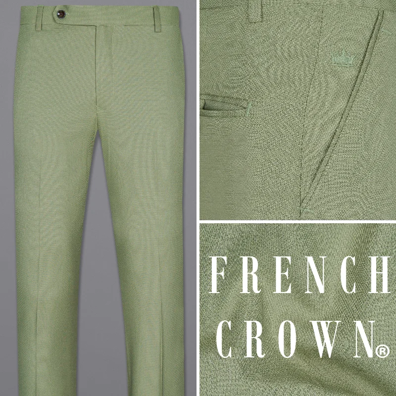 Camouflage Green Wool rich Pant