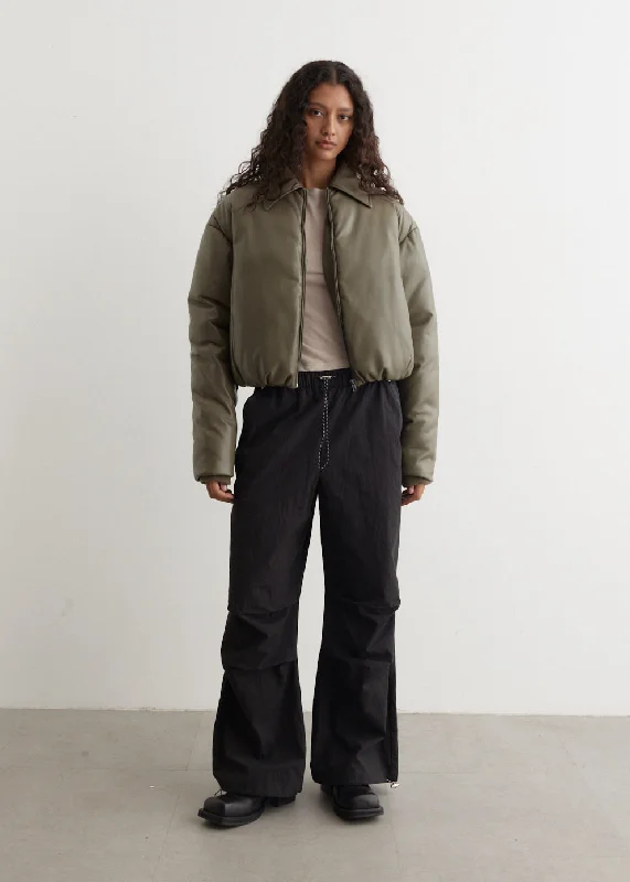 Straight - Leg Women's Vegan Leather Pants for a Chic LookCassini Elasticated Pants