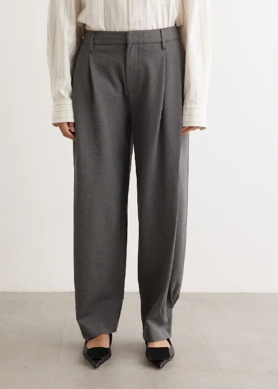 Flare Leg Women's Satin Trousers for a Glamorous Night OutCecily Ponte Pants