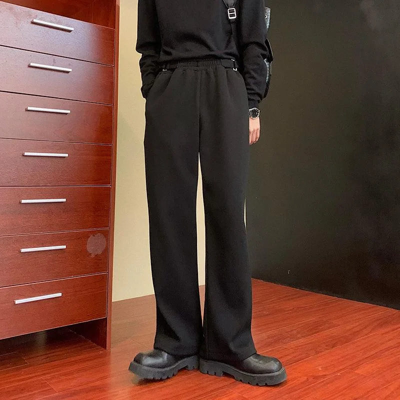 Bootcut Style Women's Stretch Denim Jeans in Dark WashElastic Waist Fleece Slacks