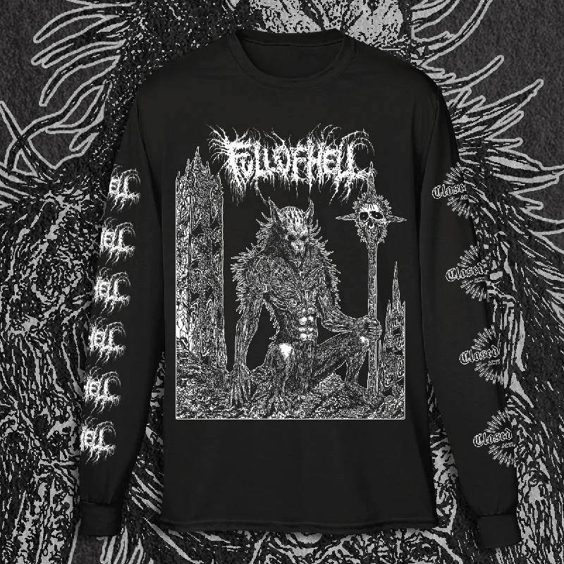 FULL OF HELL "WOLF MAN" LONG SLEEVE SHIRT