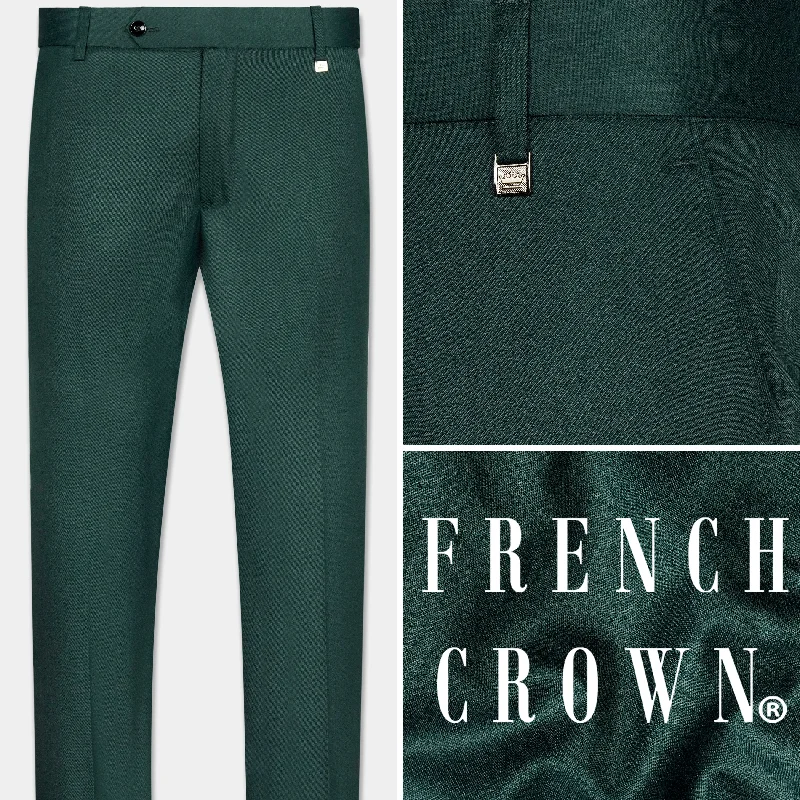 Gable Green Wool Rich Pant