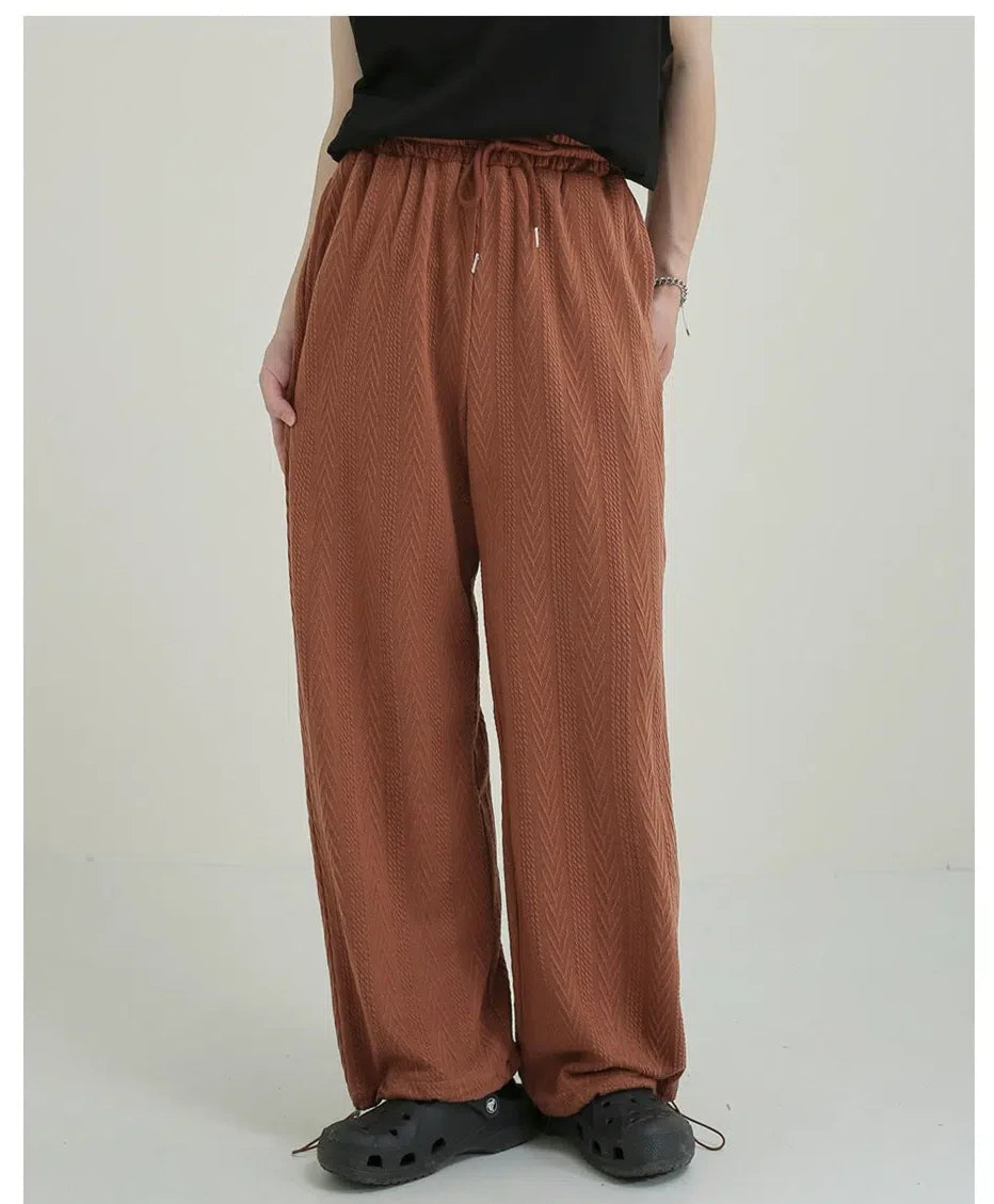 Loose Fit Drawstring Pants