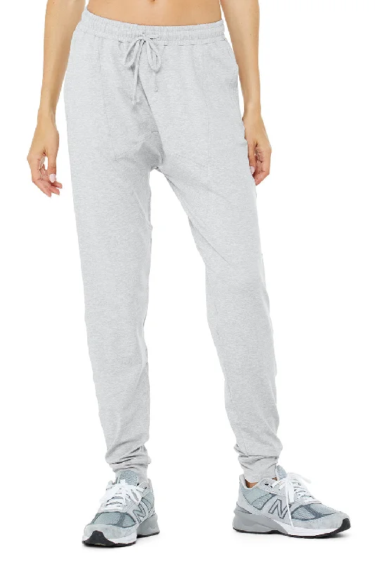 Plus Size Women's High - Waisted Bootcut Jeans in Distressed StyleConquer Revitalize Pant - Athletic Heather Grey Plus Size Women's High - Waisted Bootcut Jeans in Distressed StyleConquer Revitalize Pant - Athletic Heather Grey