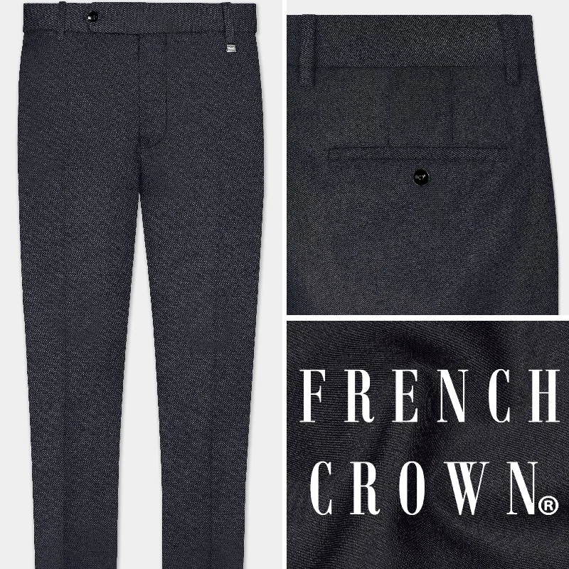 Piano Gray Wool Blend Pant