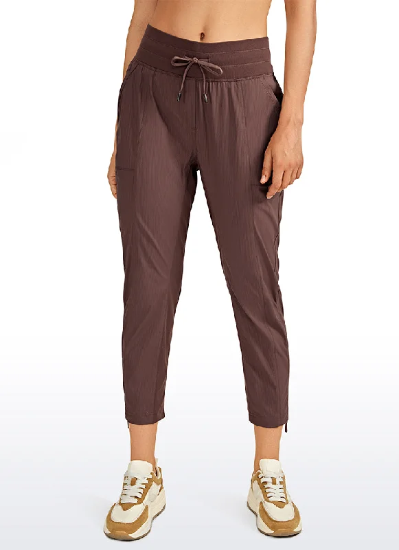 Flare Leg Women's Satin Trousers for a Glamorous Night OutStriped Pants with Pockets 25''- Cinched Leg Flare Leg Women's Satin Trousers for a Glamorous Night OutStriped Pants with Pockets 25''- Cinched Leg