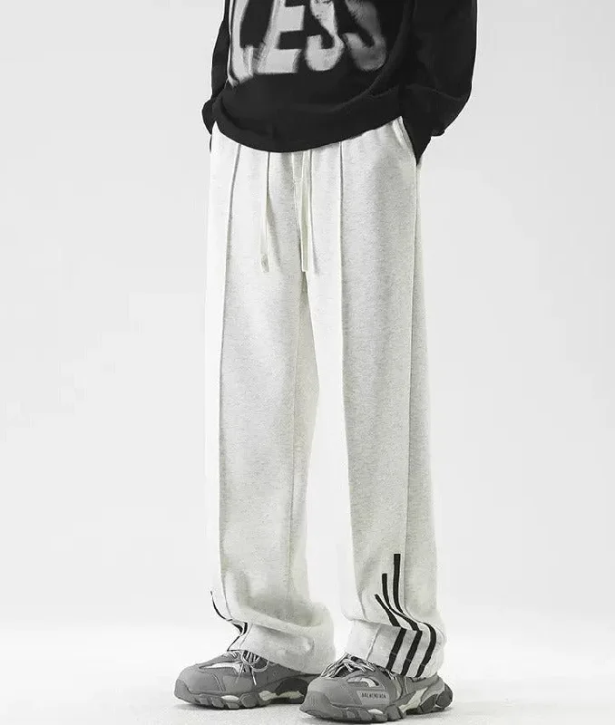 Retro Ribbon Drawstring Jogging Pants