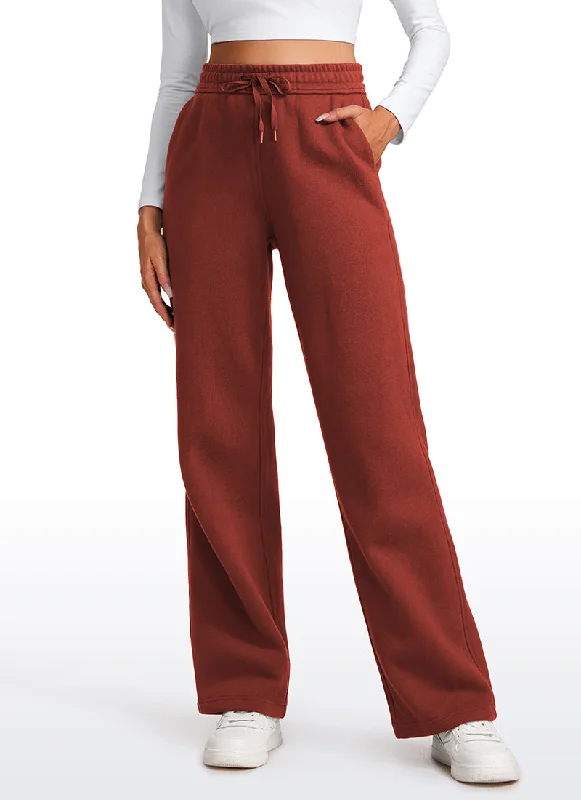Bell - Bottom Style Women's Denim Pants with Embroidered DetailsCotton Fleece Lined Straight Leg Sweatpants 30'' Bell - Bottom Style Women's Denim Pants with Embroidered DetailsCotton Fleece Lined Straight Leg Sweatpants 30''