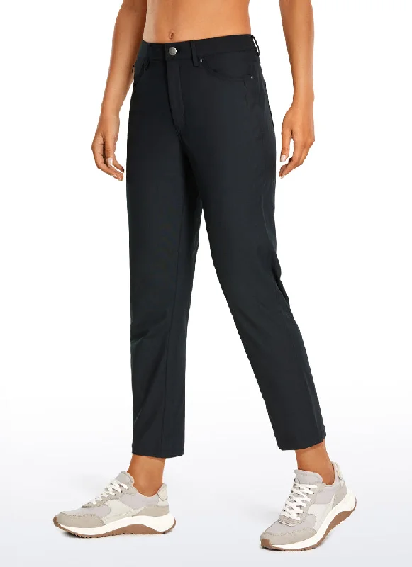 Plus Size Women's Drawstring - Waist Loungewear Pants in Soft FabricsAll-day Comfy 5-Pocket Pants 27" Plus Size Women's Drawstring - Waist Loungewear Pants in Soft FabricsAll-day Comfy 5-Pocket Pants 27"