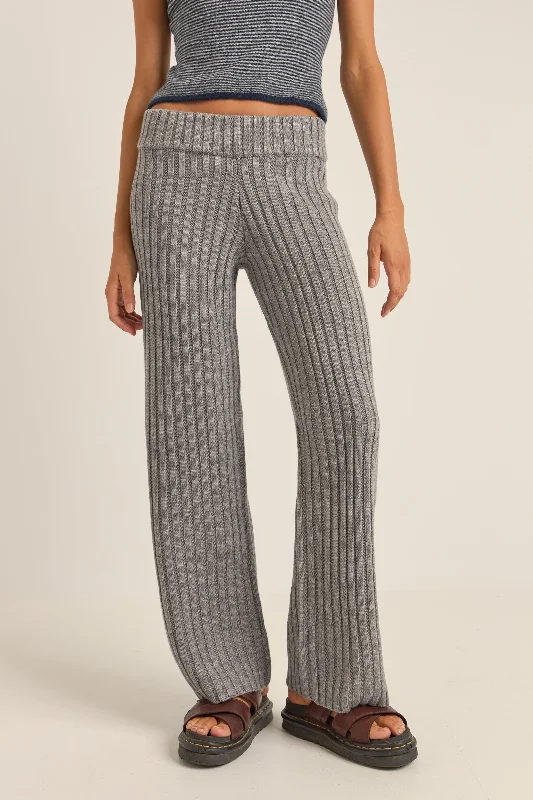 Plus Size Women's Metallic - Finish Joggers for a Stylish LoungeSasha Pant Grey