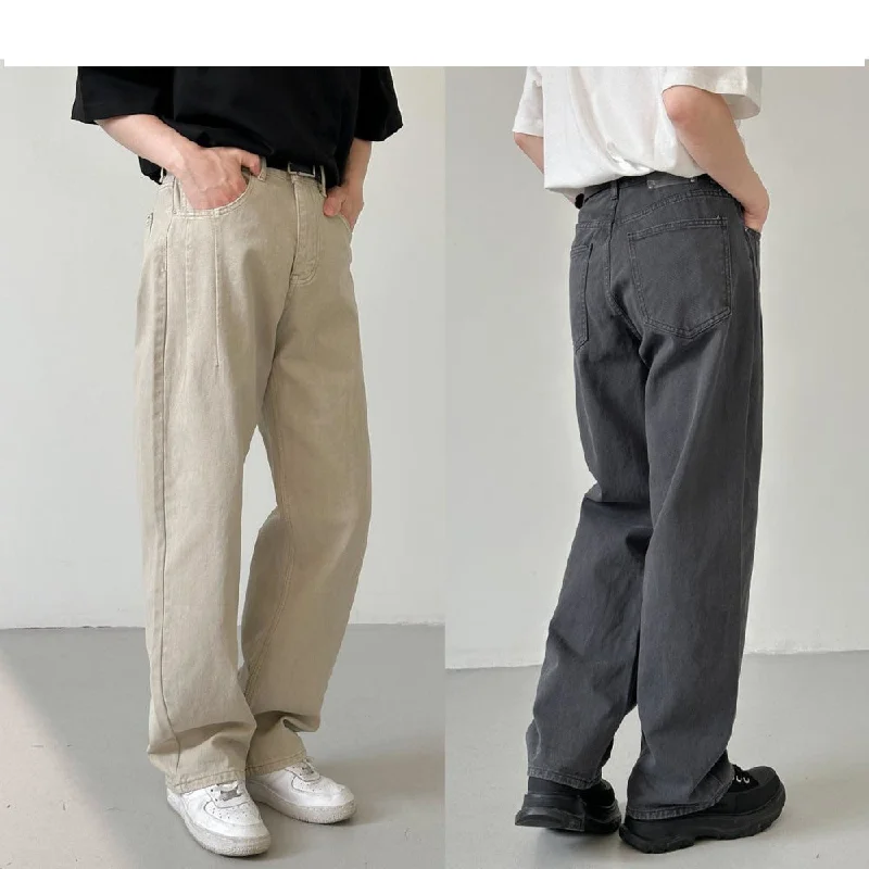 Cropped Women's Corduroy Pants in Autumn ColorsStacked Crisp Washed Straight-leg Pants Cropped Women's Corduroy Pants in Autumn ColorsStacked Crisp Washed Straight-leg Pants