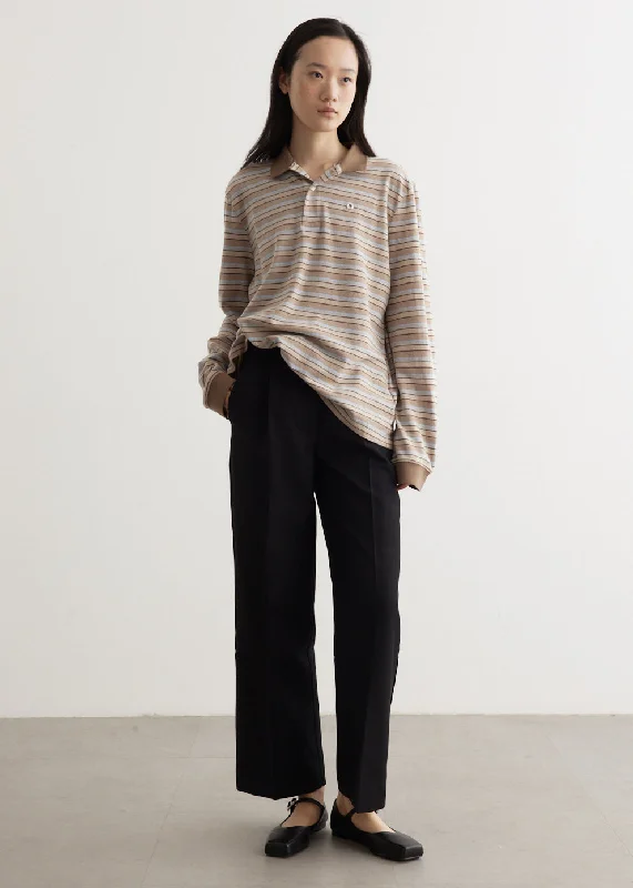 Palazzo Style Women's Printed Trousers in Bohemian PatternsTerrace Single Pleat Pants Palazzo Style Women's Printed Trousers in Bohemian PatternsTerrace Single Pleat Pants