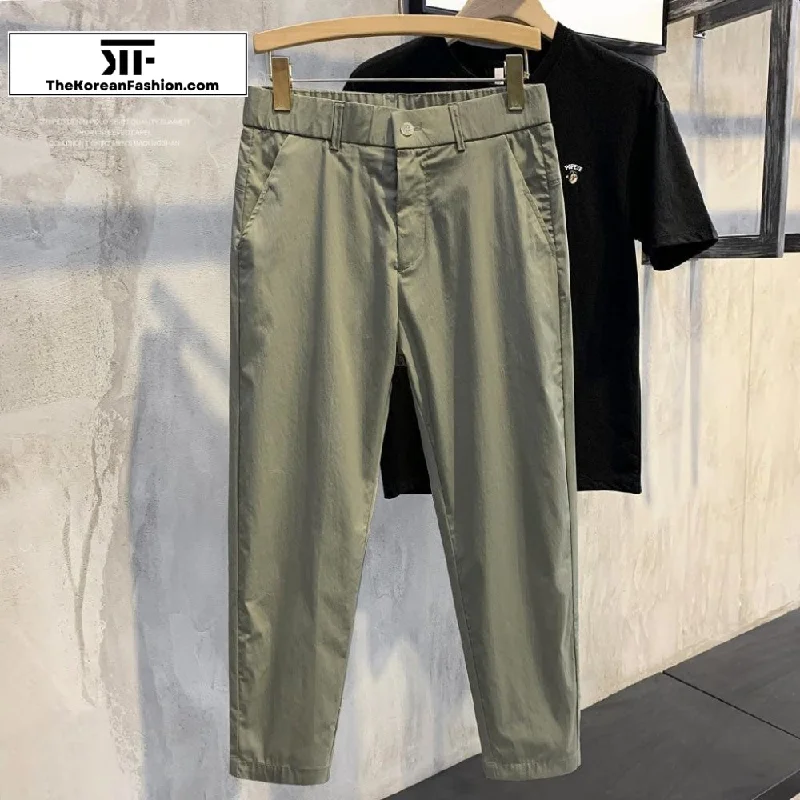 Thin Ice Silk Slim Pants