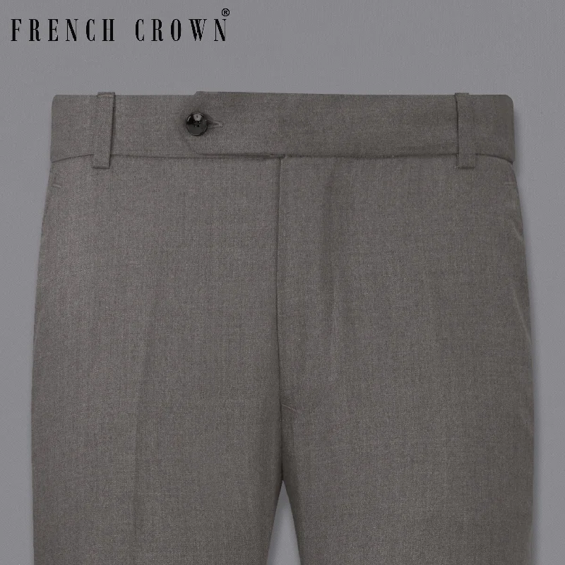 Tundora Grey Textured Pant