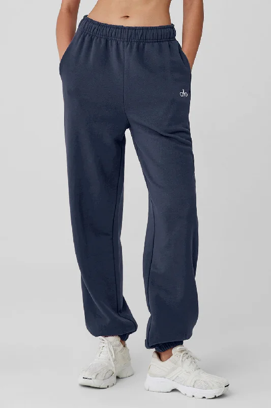Plus Size Women's Cargo Pants with Multiple Pockets for HikingAccolade Sweatpant - Navy Plus Size Women's Cargo Pants with Multiple Pockets for HikingAccolade Sweatpant - Navy