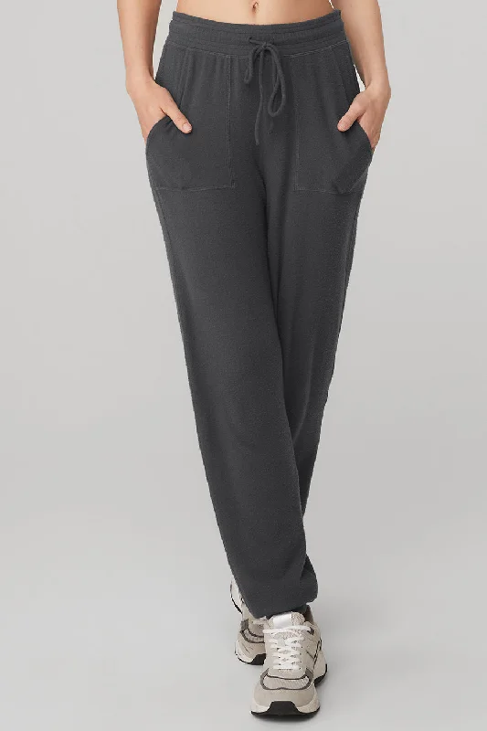Wide - Leg Women's Chiffon Palazzo Pants for a Flowy AppealSoho Sweatpant - Anthracite Wide - Leg Women's Chiffon Palazzo Pants for a Flowy AppealSoho Sweatpant - Anthracite