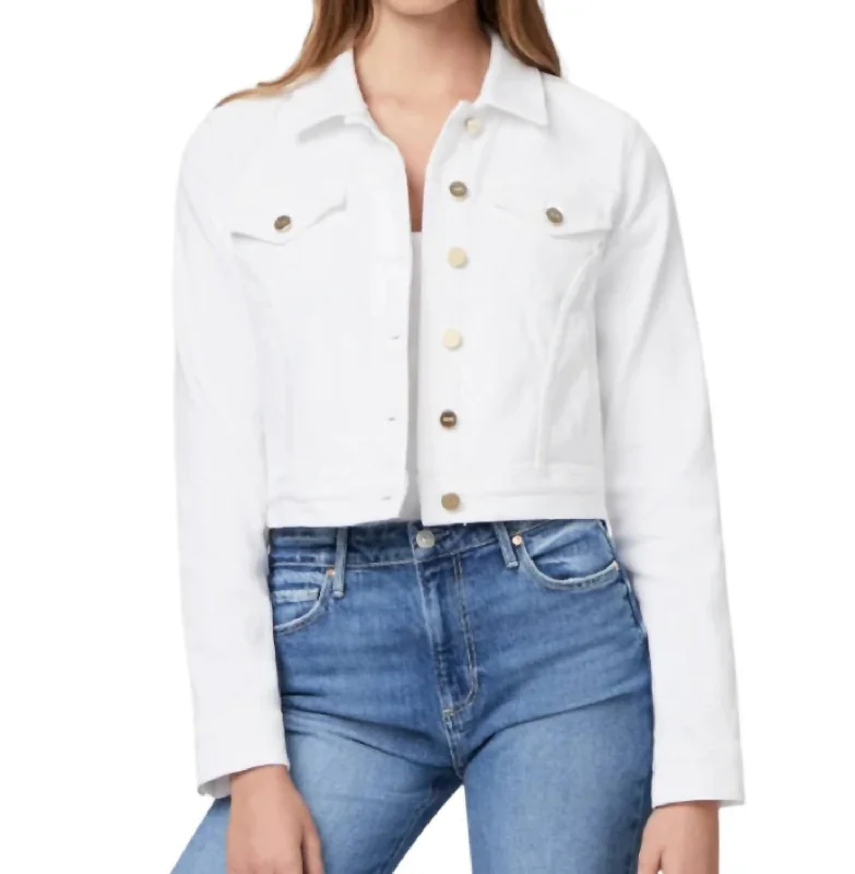 Relaxed Vivienne Jacket In Crisp White