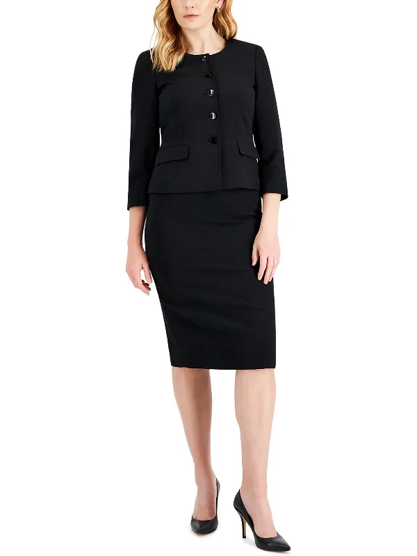 Plus Size Women's Double - Breasted Wool Blazers for Winter Office WearWomens Office Work Wear Collarless Blazer Plus Size Women's Double - Breasted Wool Blazers for Winter Office WearWomens Office Work Wear Collarless Blazer