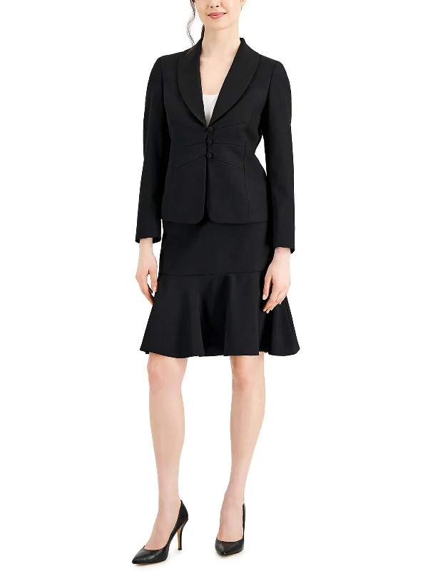 Double - Breasted Women's Leather Blazers in Taupe for an Edgy LookWomens Shawl Collar Work Wear Two-Button Blazer Double - Breasted Women's Leather Blazers in Taupe for an Edgy LookWomens Shawl Collar Work Wear Two-Button Blazer