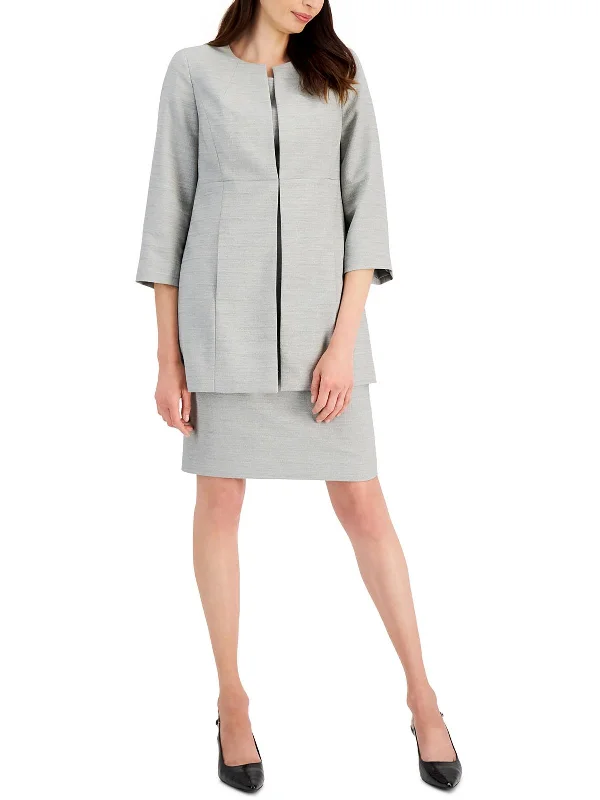 Double - Breasted Women's Polyester Blazers in Bright Colors for a Fun StyleWomens Textured Polyester Open-Front Blazer Double - Breasted Women's Polyester Blazers in Bright Colors for a Fun StyleWomens Textured Polyester Open-Front Blazer