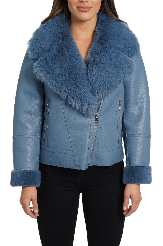 Water - resistant women's trench coats with adjustable cuffs for rainy daysAlana Moto Jacket Water - resistant women's trench coats with adjustable cuffs for rainy daysAlana Moto Jacket