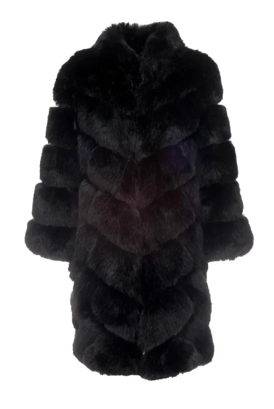 Women's knee - length wool blend coats with a fur collar for added warmthAM- 208 Manteau Women's knee - length wool blend coats with a fur collar for added warmthAM- 208 Manteau