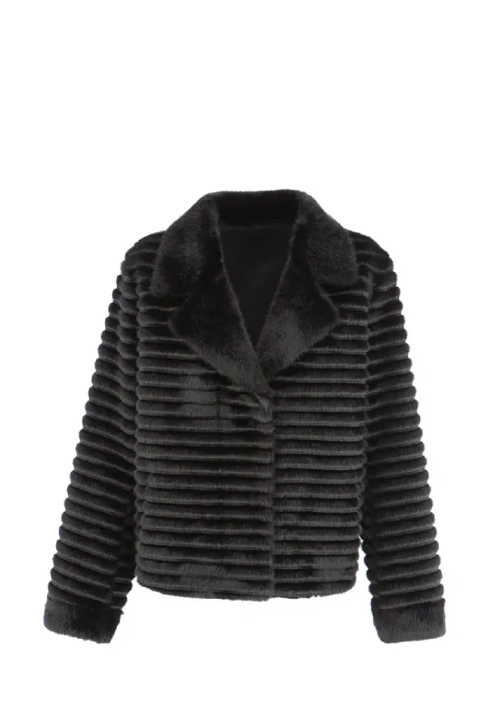 Plus size women's wool blend coats for a warm and stylish winterAM- 901 Manteau