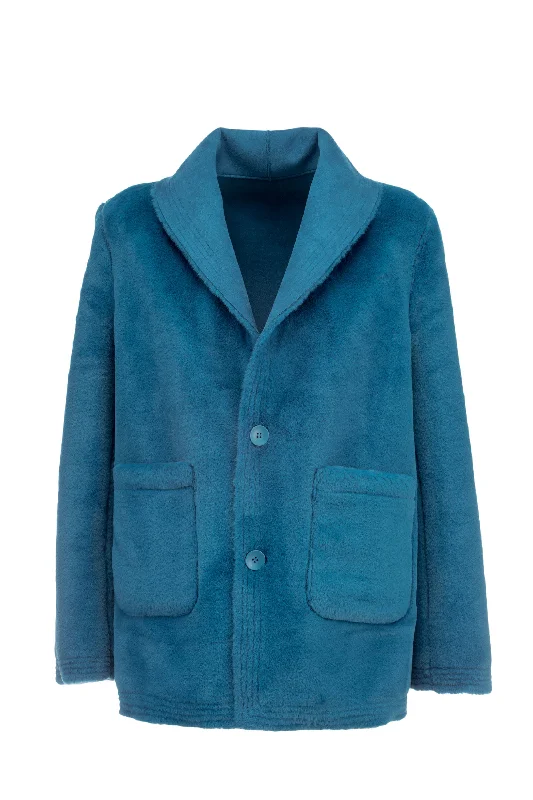 Plus size women's wool blend coats for a warm and stylish winterAM- GA046 Short Puffy Pockets Jacket Plus size women's wool blend coats for a warm and stylish winterAM- GA046 Short Puffy Pockets Jacket