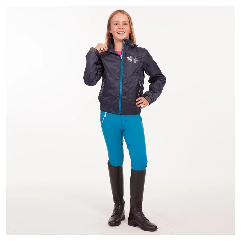 Women's reversible down coats with two - tone designs for versatile stylingBR 4 Ever Horse 'Jean' Bomber Jacket - Child Women's reversible down coats with two - tone designs for versatile stylingBR 4 Ever Horse 'Jean' Bomber Jacket - Child