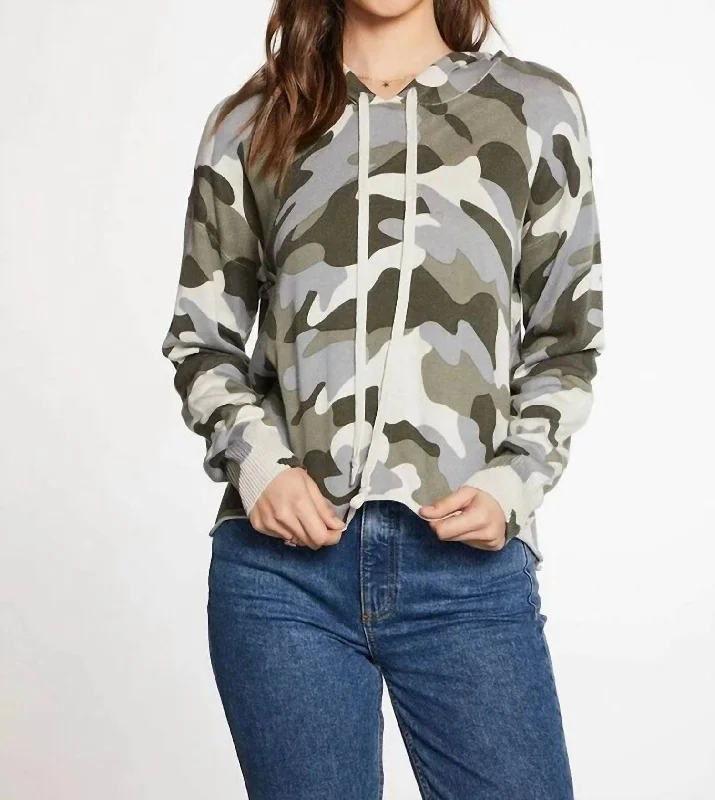 Camo Long Sleeve Hoodie