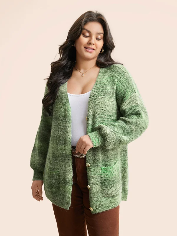 oversized women cardigan for a trendy and cozy lookContrast Patched Pocket Drop Shoulder Cardigan oversized women cardigan for a trendy and cozy lookContrast Patched Pocket Drop Shoulder Cardigan