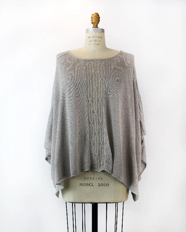 Cotton Bamboo Blend Beach Poncho