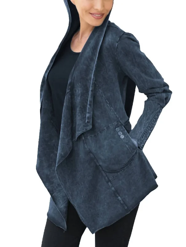 Quilted down women's coats with removable hoods for outdoor activitiesEva Hoodie Jacket In Dusk Quilted down women's coats with removable hoods for outdoor activitiesEva Hoodie Jacket In Dusk