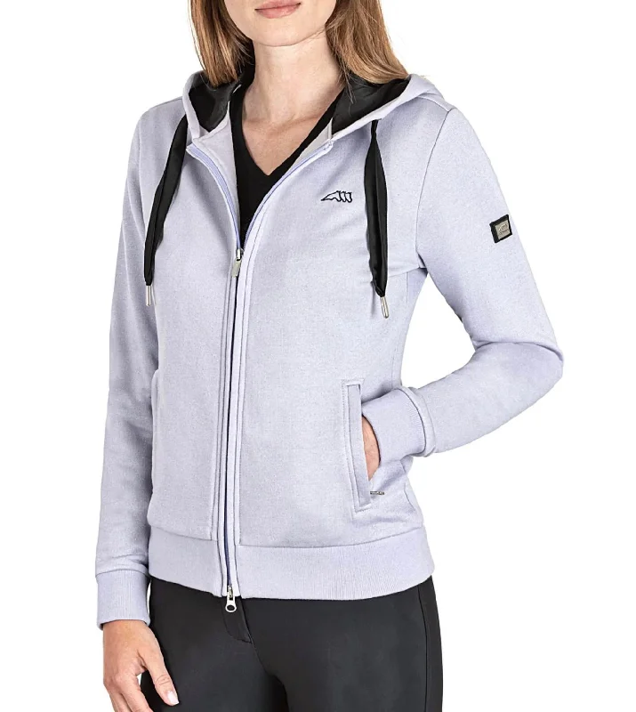 Women's reversible down coats with two - tone designs for versatile stylingGoreg Ladies Zip Hoodie In Misty Lilac Women's reversible down coats with two - tone designs for versatile stylingGoreg Ladies Zip Hoodie In Misty Lilac