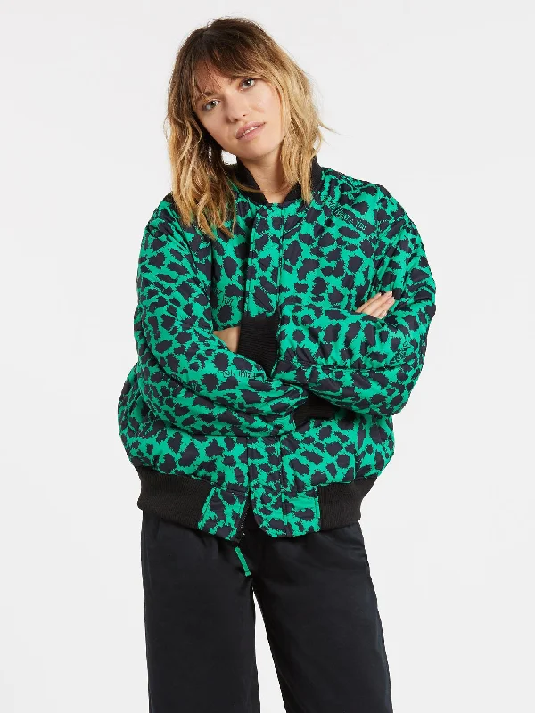Women's waterproof parka coats with multiple pockets for practicalityGreenfuzz Bomber reversible Jacket - BLACK Women's waterproof parka coats with multiple pockets for practicalityGreenfuzz Bomber reversible Jacket - BLACK