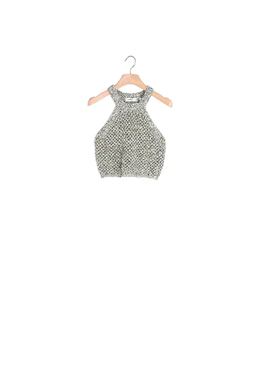 plus size women cardigan for comfortable layeringTop court en crochet