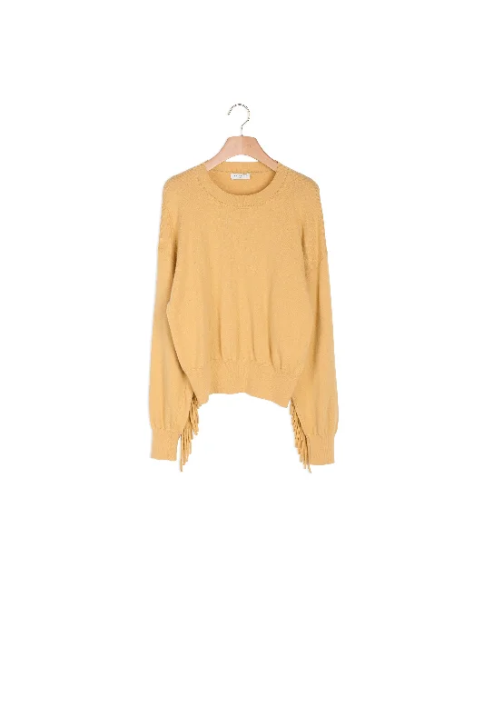 boyfriend style women cardigan for a relaxed fitPull en laine et cachemire avec franges boyfriend style women cardigan for a relaxed fitPull en laine et cachemire avec franges
