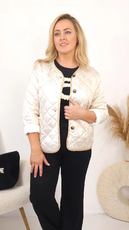 Women's pea coats with brass buttons for a nautical - inspired styleJade Jacket