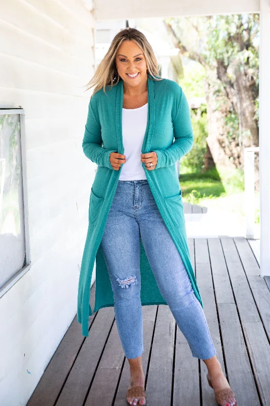 maternity women cardigan for expecting momsJane Cardigan in Jade