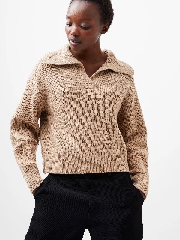 organic cotton women cardigan for an eco - friendly choiceJoss Collared Jumper