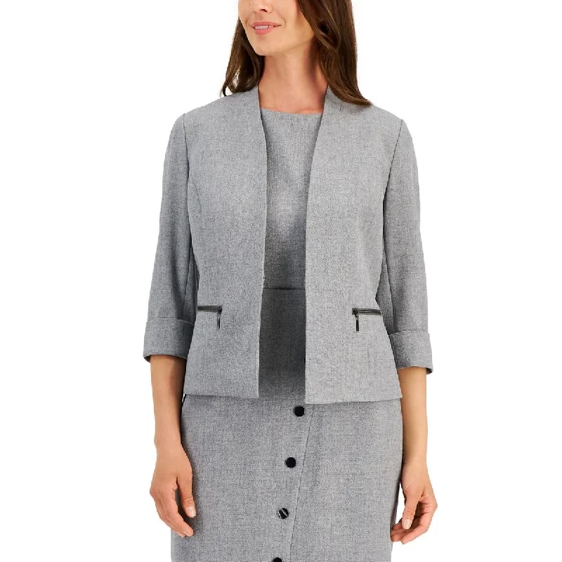 Women's faux fur coats in bright colors for a bold fashion statementKasper Womens Plus Zip Pocket Professional Open Front Women's faux fur coats in bright colors for a bold fashion statementKasper Womens Plus Zip Pocket Professional Open Front