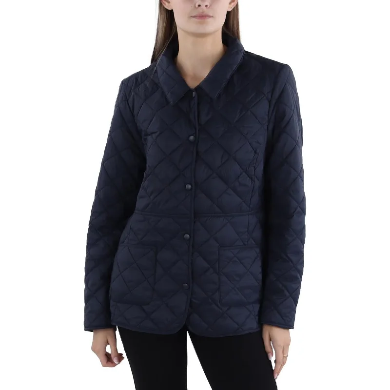 Mid - length women's down coats in a slim fit for a modern and sleek appearanceMagaschoni Womens Quilted Lightweight Puffer Jacket Mid - length women's down coats in a slim fit for a modern and sleek appearanceMagaschoni Womens Quilted Lightweight Puffer Jacket