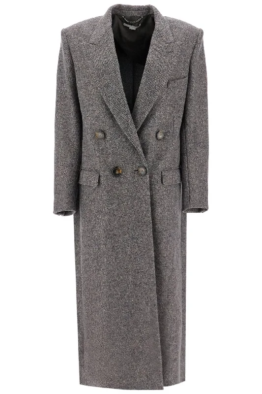 Women's waterproof parka coats with multiple pockets for practicalitymaxi tweed coat in 660096 3EJ670 CONCRETE Women's waterproof parka coats with multiple pockets for practicalitymaxi tweed coat in 660096 3EJ670 CONCRETE