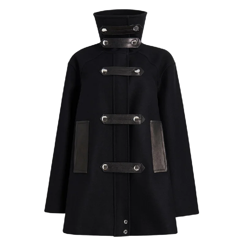 Women's pea coats with brass buttons for a nautical - inspired styleMelbo Coat